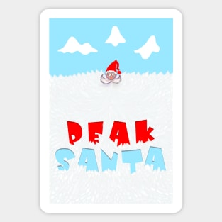 Peak Santa Sticker